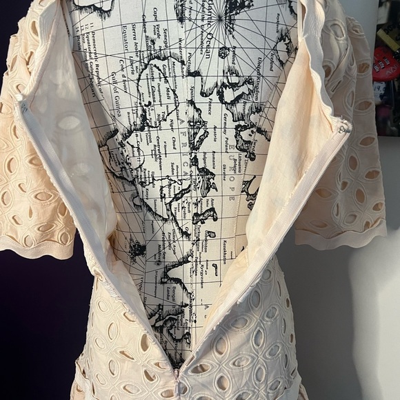 Just Me Pale Pink Gia Eyelet Dress NWT - Picture 7 of 11